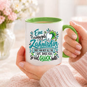 Herzbotschaft Zahnärztin Tasse Danke Kaffeetasse Geschenk in Zahnarztpraxis