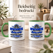 Herzbotschaft Sportschütze Tasse Geschenk für Schützenverein Kaffeetasse