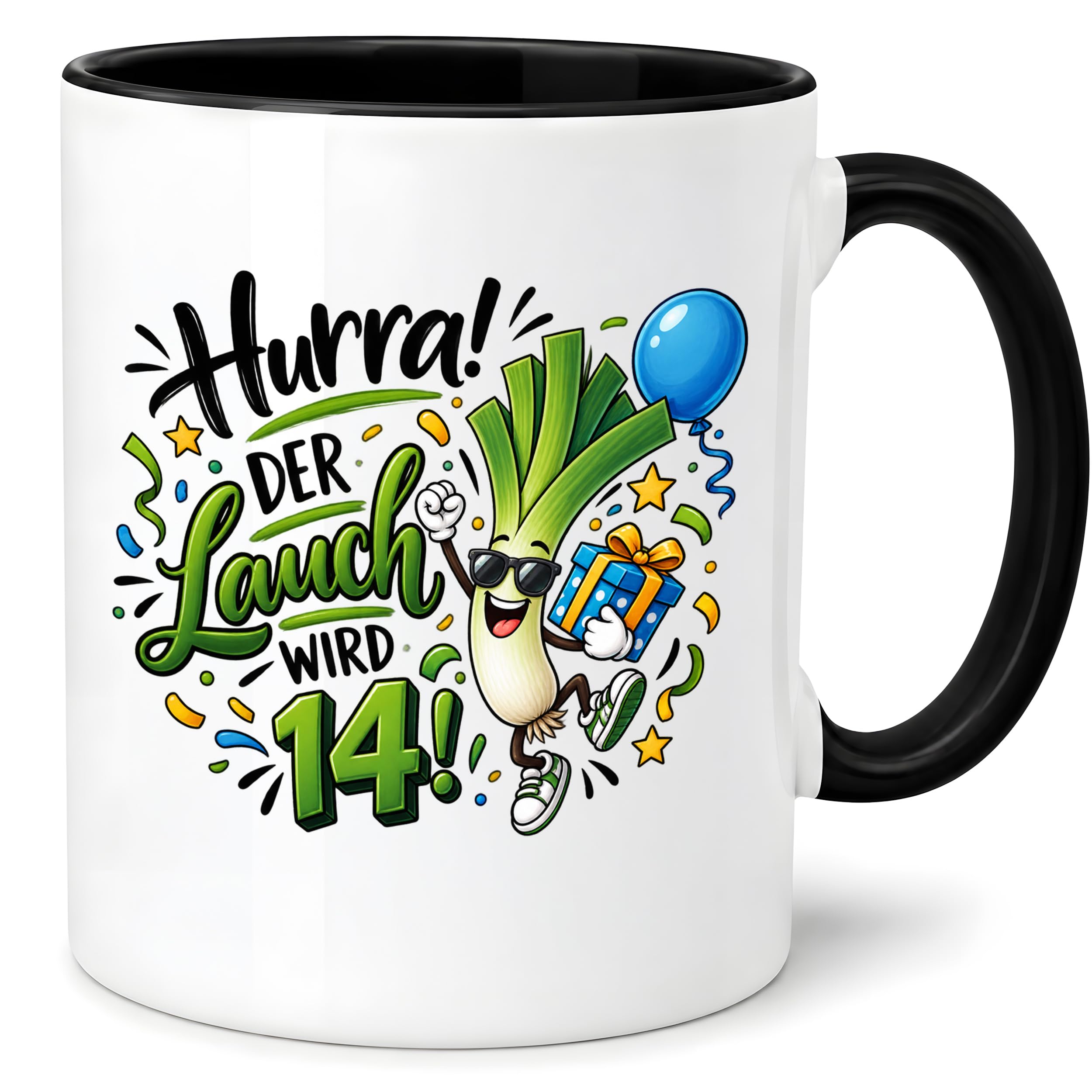 Herzbotschaft 14. Geburtstag Tasse Geburtstagsgeschenk Tasse für Teenager