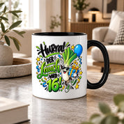 Herzbotschaft Tasse 16. Geburtstag – Kaffeetasse Geschenk für Jungen Mann