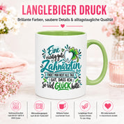 Herzbotschaft Zahnärztin Tasse Danke Kaffeetasse Geschenk in Zahnarztpraxis
