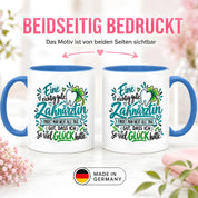 Herzbotschaft Zahnärztin Tasse Danke Kaffeetasse Geschenk in Zahnarztpraxis