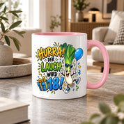 Herzbotschaft 18. Geburtstag Tasse Geburtstagsgeschenk für jungen Mann