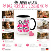 Herzbotschaft Tasse für Fußpflege - Die tut nix die will nur Füße pflegen