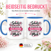 Herzbotschaft Tasse Schatz mit Spruch Das perfekte Geschenk Partner