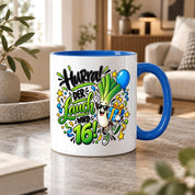 Herzbotschaft Tasse 16. Geburtstag – Kaffeetasse Geschenk für Jungen Mann