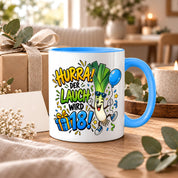 Herzbotschaft 18. Geburtstag Tasse Geburtstagsgeschenk für jungen Mann