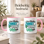 Herzbotschaft Zahnarzt Tasse - Danke Geschenk Kaffeetasse Zahnarztpraxis