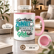 Herzbotschaft Zahnarzt Tasse - Danke Geschenk Kaffeetasse Zahnarztpraxis