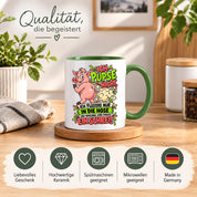 Herzbotschaft Tasse Ich pupse nicht Lustige Spruch Kaffeetasse Geschenk