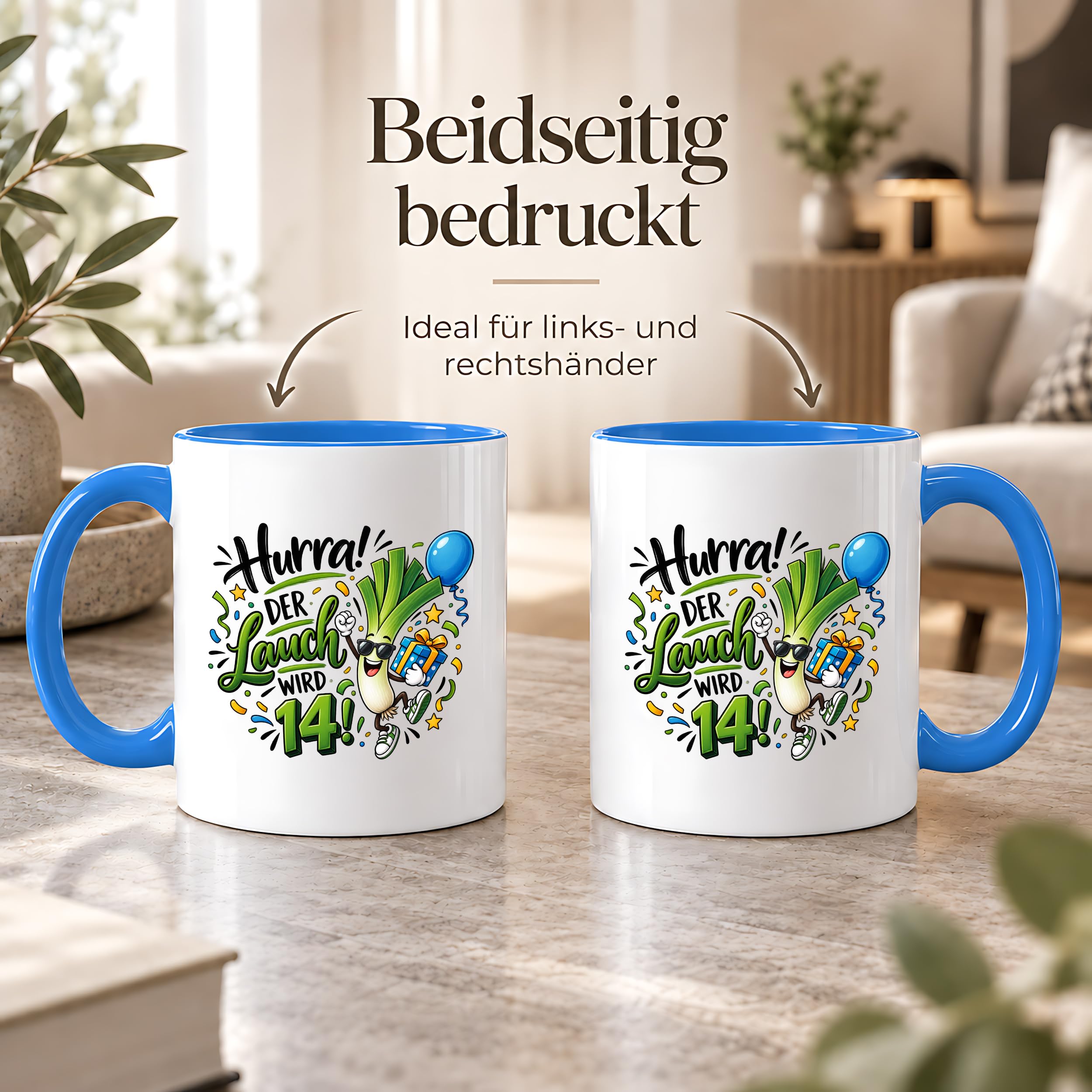 Herzbotschaft 14. Geburtstag Tasse Geburtstagsgeschenk Tasse für Teenager