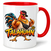 Herzbotschaft Tasse Talahuhn Hahn Lustige Kaffeetasse Tala Huhn Talahon