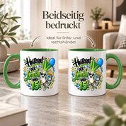 Herzbotschaft Tasse 15. Geburtstag Teetasse Geburtstagsgeschenk für Jungen