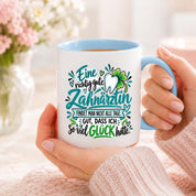 Herzbotschaft Zahnärztin Tasse Danke Kaffeetasse Geschenk in Zahnarztpraxis