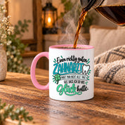 Herzbotschaft Zahnarzt Tasse - Danke Geschenk Kaffeetasse Zahnarztpraxis