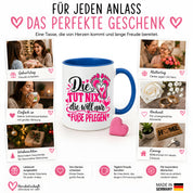 Herzbotschaft Tasse für Fußpflege - Die tut nix die will nur Füße pflegen
