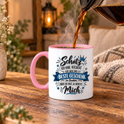 Herzbotschaft Tasse Geschenk Schatz Kaffeetasse für Freund Ehemann Teetasse