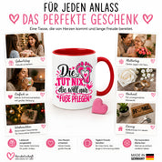 Herzbotschaft Tasse für Fußpflege - Die tut nix die will nur Füße pflegen