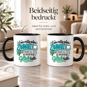 Herzbotschaft Zahnarzt Tasse - Danke Geschenk Kaffeetasse Zahnarztpraxis