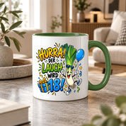 Herzbotschaft 18. Geburtstag Tasse Geburtstagsgeschenk für jungen Mann