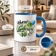 Herzbotschaft 14. Geburtstag Tasse Geburtstagsgeschenk Tasse für Teenager