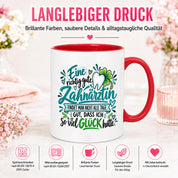 Herzbotschaft Zahnärztin Tasse Danke Kaffeetasse Geschenk in Zahnarztpraxis