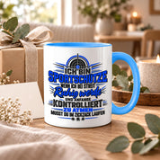 Herzbotschaft Sportschütze Tasse Geschenk für Schützenverein Kaffeetasse