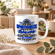 Herzbotschaft Sportschütze Tasse Geschenk für Schützenverein Kaffeetasse