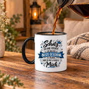 Herzbotschaft Tasse Geschenk Schatz Kaffeetasse für Freund Ehemann Teetasse