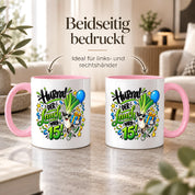 Herzbotschaft Tasse 15. Geburtstag Teetasse Geburtstagsgeschenk für Jungen