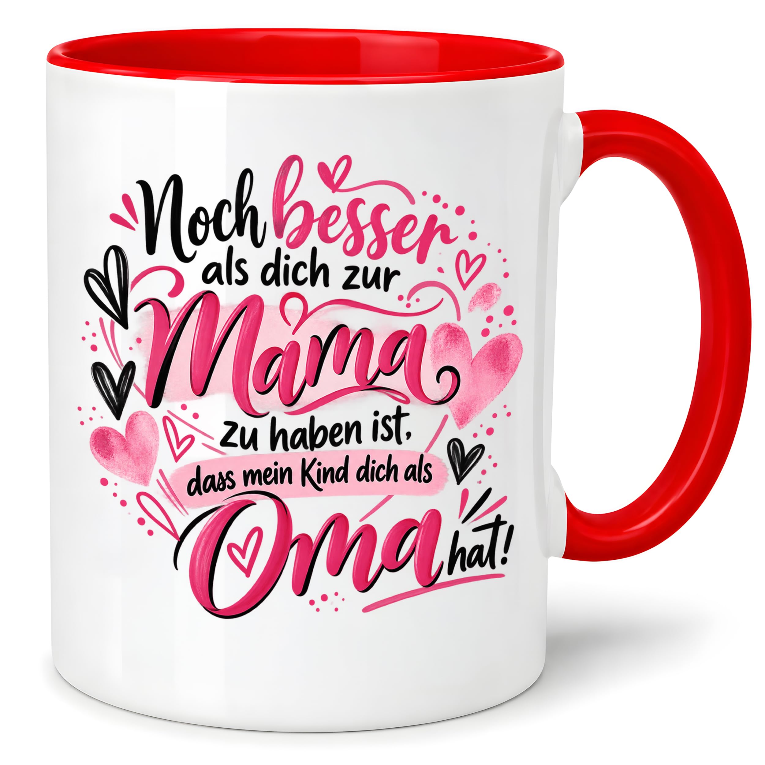 Kaffeetasse Geschenk für Oma Noch besser als dich als Mama zu haben