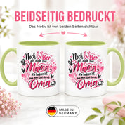 Kaffeetasse Geschenk für Oma Noch besser als dich als Mama zu haben