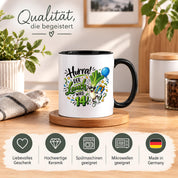 Herzbotschaft 14. Geburtstag Tasse Geburtstagsgeschenk Tasse für Teenager
