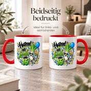 Herzbotschaft Tasse 16. Geburtstag – Kaffeetasse Geschenk für Jungen Mann