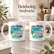 Herzbotschaft Zahnarzt Tasse - Danke Geschenk Kaffeetasse Zahnarztpraxis