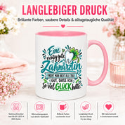 Herzbotschaft Zahnärztin Tasse Danke Kaffeetasse Geschenk in Zahnarztpraxis