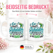 Herzbotschaft Zahnärztin Tasse Danke Kaffeetasse Geschenk in Zahnarztpraxis