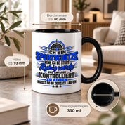 Herzbotschaft Sportschütze Tasse Geschenk für Schützenverein Kaffeetasse