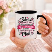 Herzbotschaft Tasse Schatz mit Spruch Das perfekte Geschenk Partner