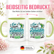 Herzbotschaft Zahnärztin Tasse Danke Kaffeetasse Geschenk in Zahnarztpraxis