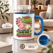 Herzbotschaft Tasse Ich pupse nicht Lustige Spruch Kaffeetasse Geschenk