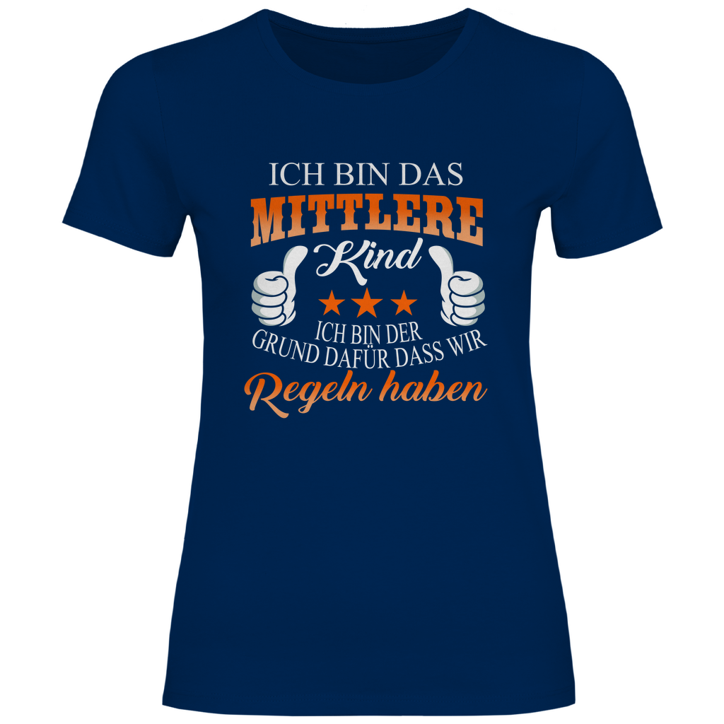 Damen T-Shirt 10797-mittleres Kind