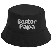 Bucket Hat mit Motiv | Bester Papa | Mallorca Hut für Feiern und Partys Sommerhut