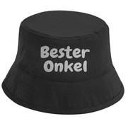 Bucket Hat mit Motiv | Bester Onkel | Mallorca Hut für Feiern und Partys Sommerhut