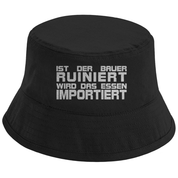 Bucket Hat mit Motiv | Ist der Bauer ruiniert... | Mallorca Hut für Feiern und Partys Sommerhut