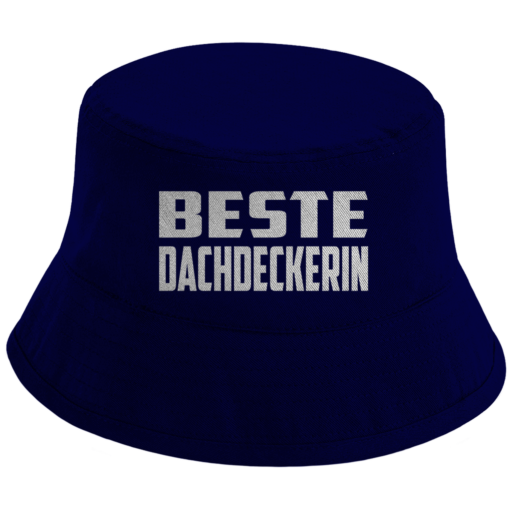 Bucket Hat mit Motiv | Beste Dachdeckerin | Mallorca Hut für Feiern und Partys Sommerhut