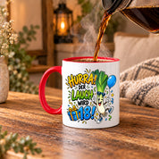 Herzbotschaft 18. Geburtstag Tasse Geburtstagsgeschenk für jungen Mann