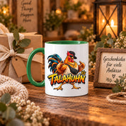 Herzbotschaft Tasse Talahuhn Hahn Lustige Kaffeetasse Tala Huhn Talahon