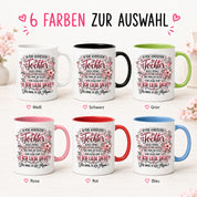 Herzbotschaft Tochter Tasse Geschenk von Mama Kaffeetasse hübsche Tochter