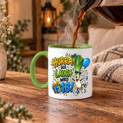 Herzbotschaft 18. Geburtstag Tasse Geburtstagsgeschenk für jungen Mann